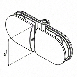 Glass to Glass Hinge