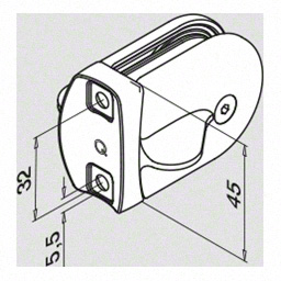 Model 0282 Door Lock for Tube