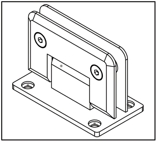 Barcelona Wall Mount Hinge