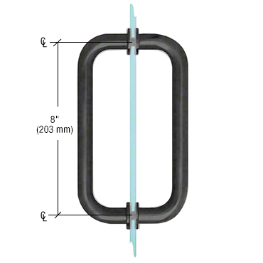 Shower Door D Handle 203mm