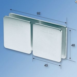 GX45.2 Glass to Glass 180 Deg Stainless Steel