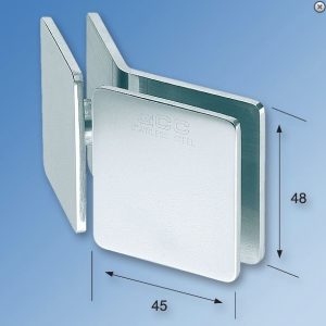 GX45.3 Glass to Glass 135 Deg Stainless Steel