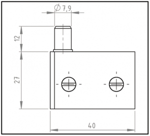 Cabinet Pivot Hinge - Image 3