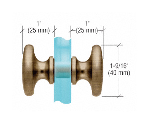 SDK100 Traditional Shower Knob Set - Antique Bronze