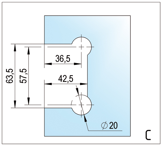 Bilbao Select Adjustable Offset Fix Wall Mount